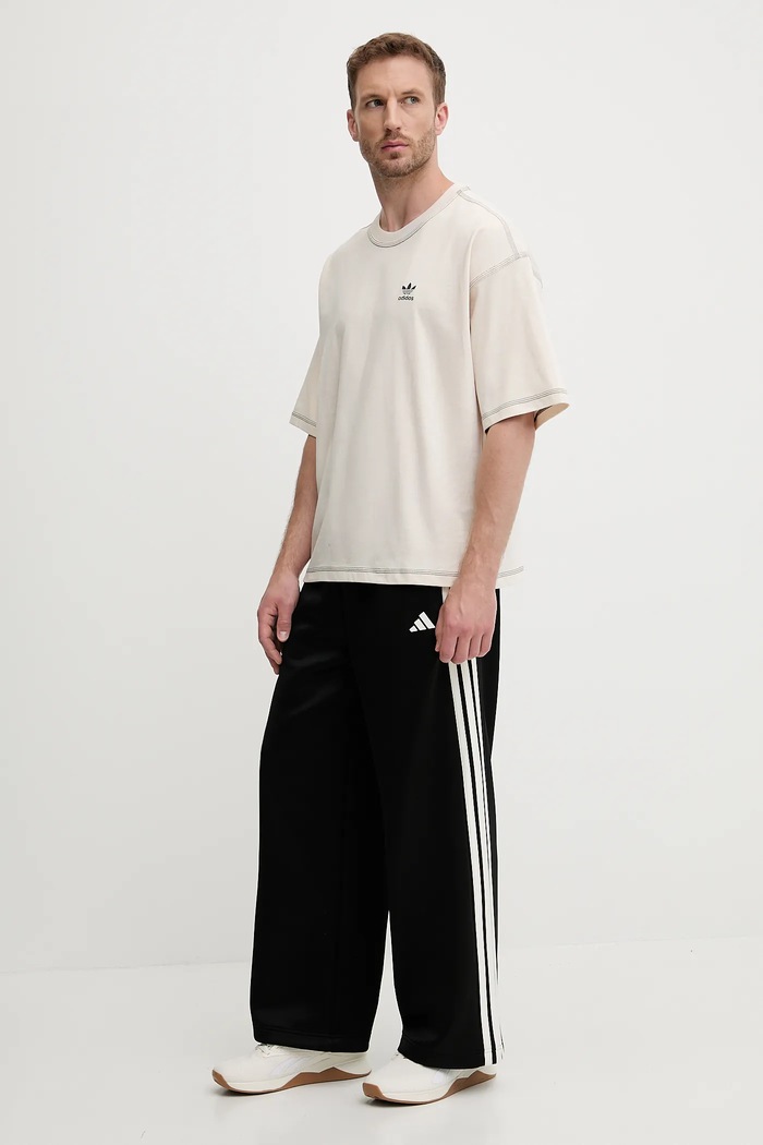 Bavlnené tričko adidas Originals Essentials JW0970 béžová SS26