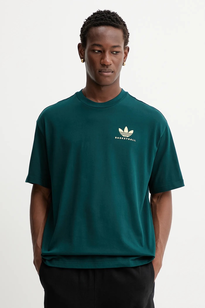 Odzież adidas Originals t-shirt Intercon Tee JW6647 zielony