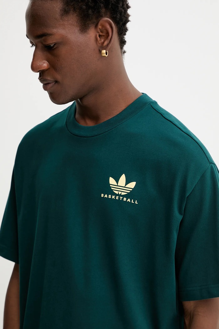 adidas Originals t-shirt Intercon Tee zielony JW6647