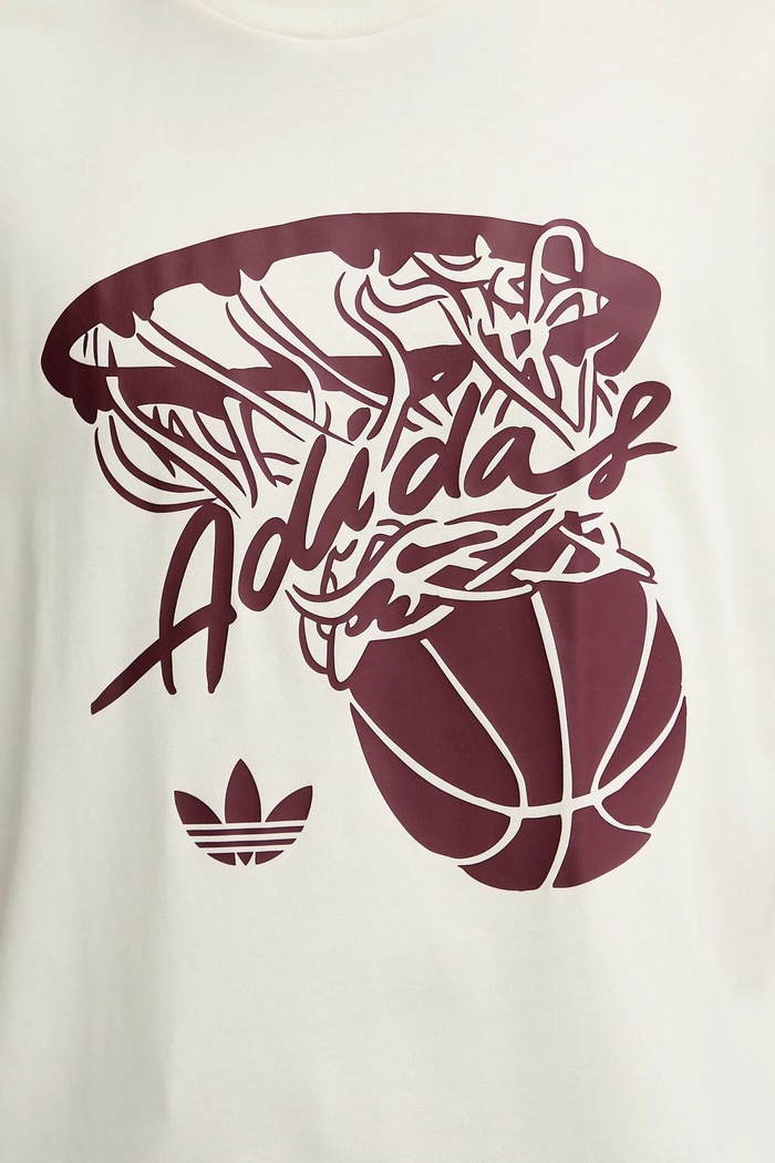 adidas Originals t-shirt Hot Shot Tee JY3651 beżowy