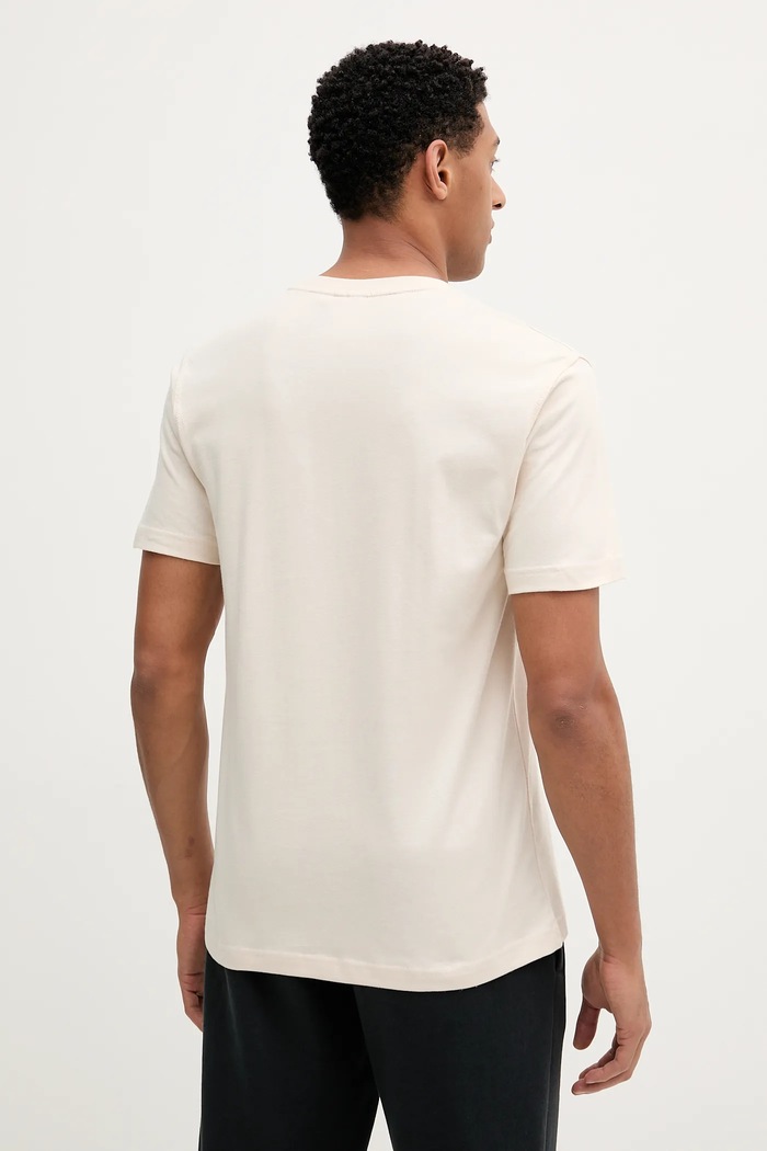 Odzież adidas Originals t-shirt bawełniany Trefoil Essential JY6268 beżowy