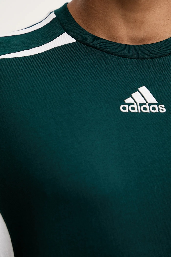 adidas Originals t-shirt bawełniany Teamgeist KE0141 zielony