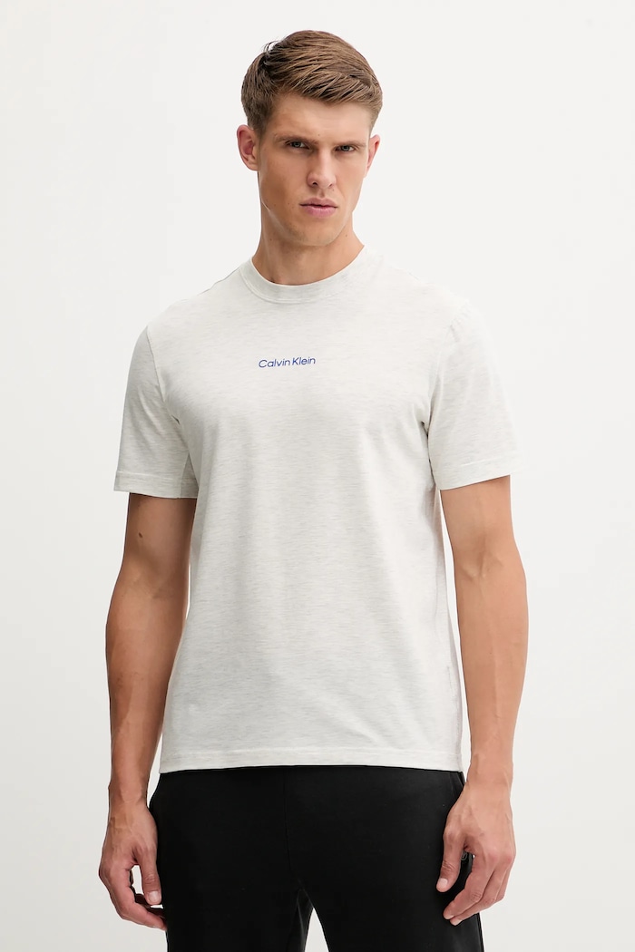 Calvin Klein Performance tricou imprimeu gri LVGMF5K100