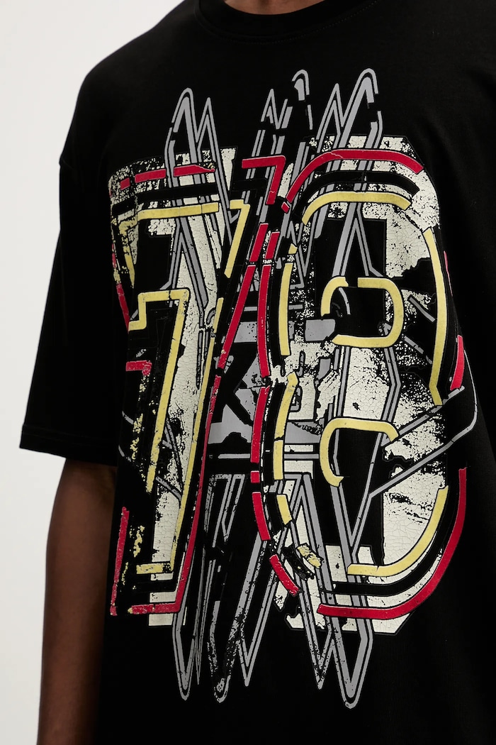 Diesel t-shirt bawełniany T-BOXT-T8 A18661.0QIAM czarny