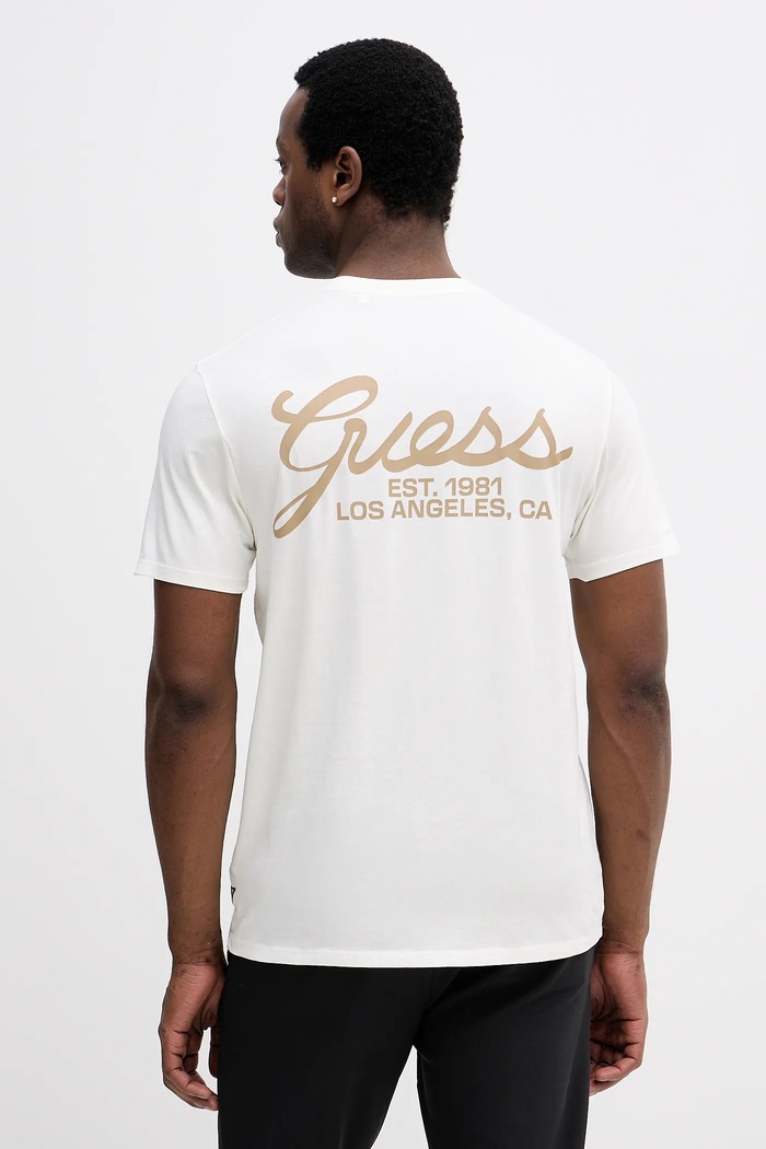 Guess tricou din bumbac print bej M5BI70.I3Z14