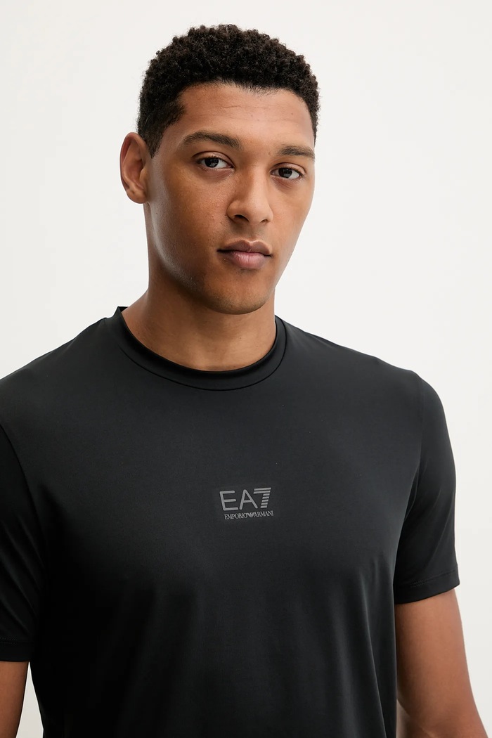 Тениска за трениране EA7 Emporio Armani черен AF17770.7M000635