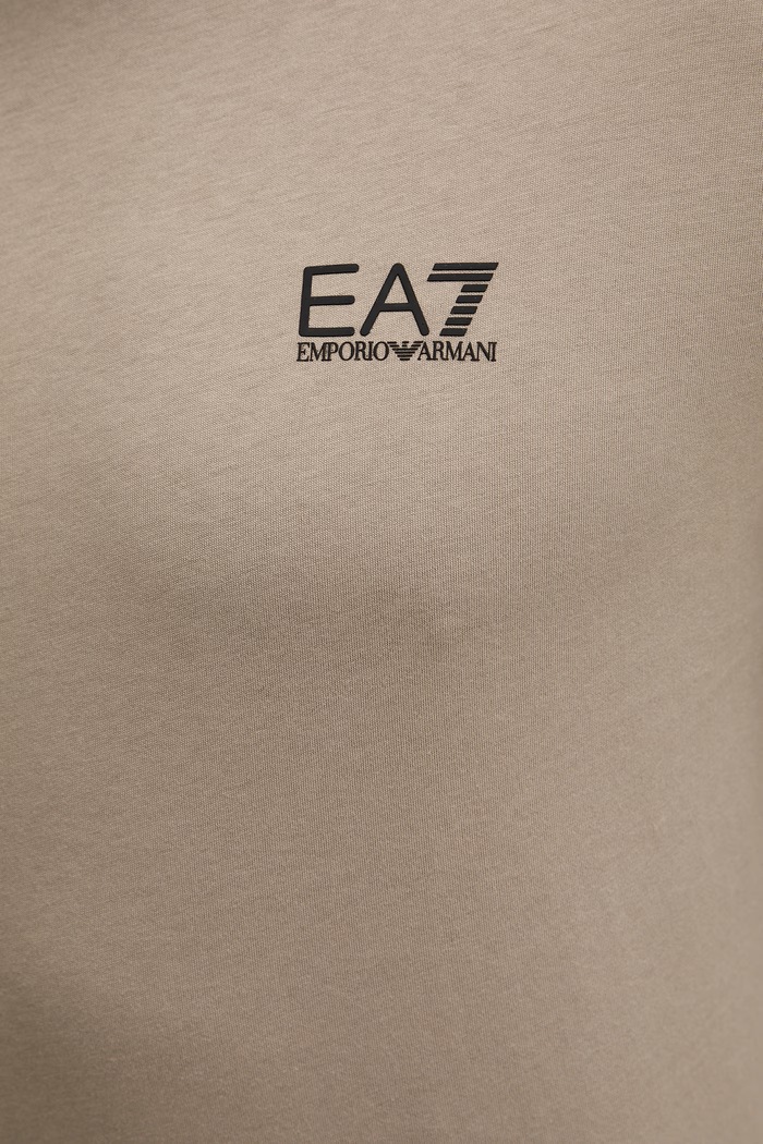 Bavlnené tričko EA7 Emporio Armani PJVPZ.8NPT25 béžová