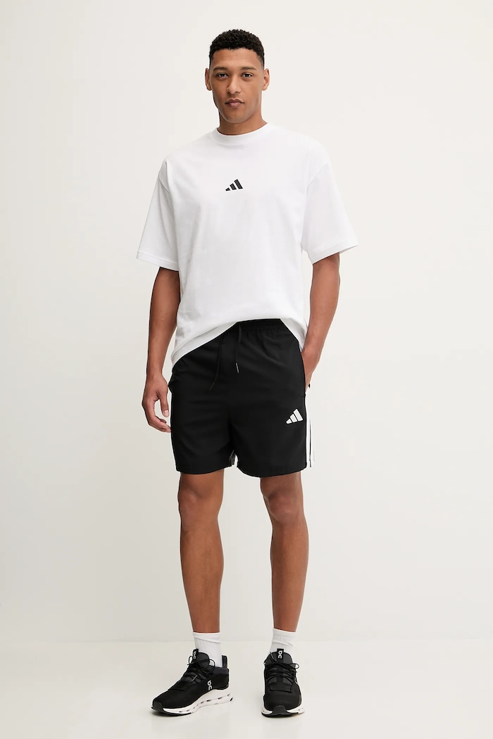 adidas T-shirt bawełniany Future Icons JC5339 biały AW25