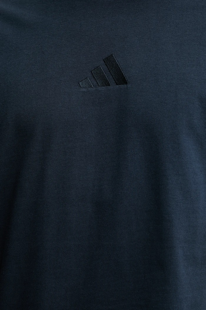 Bavlněné tričko adidas All SZN adidas námořnická modř JX5080