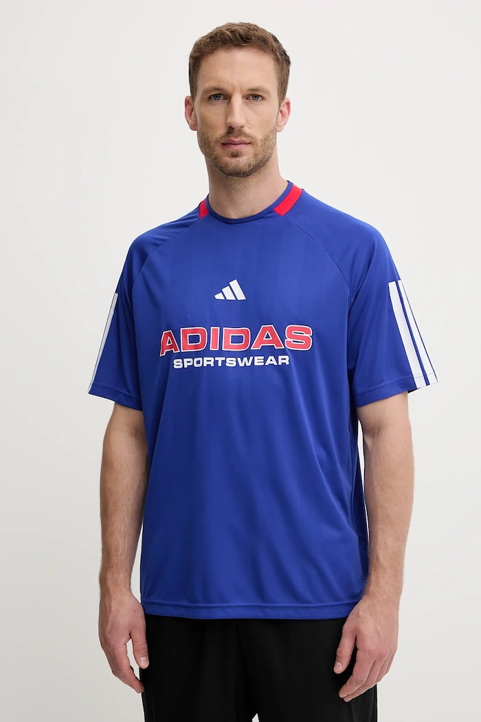 Tričko adidas Tiro potlač modrá KB5568