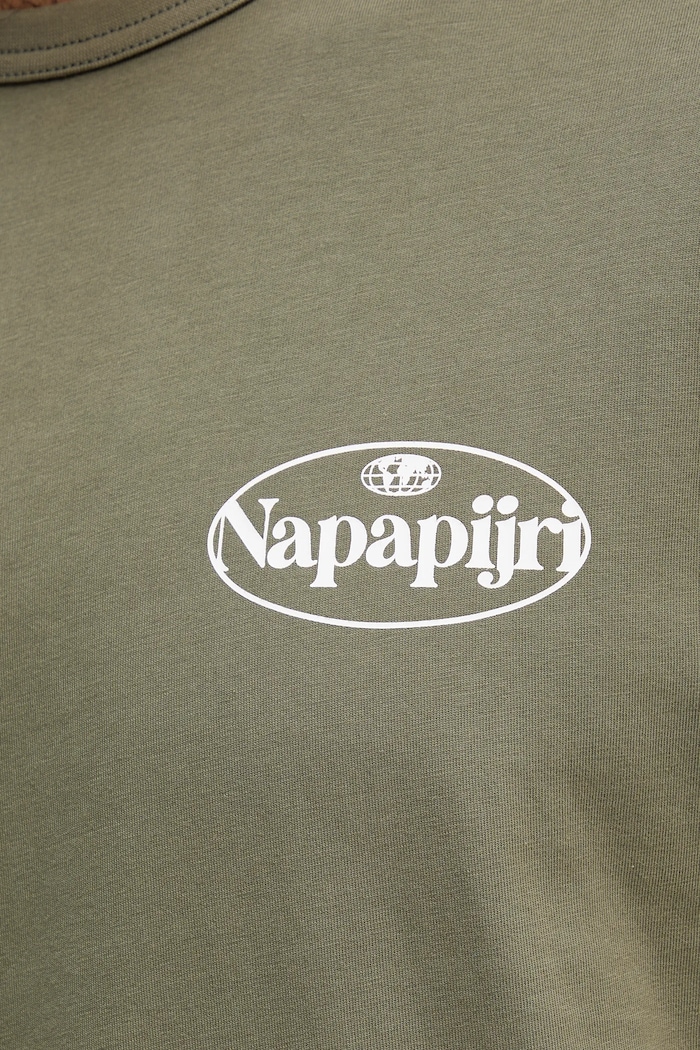 Napapijri t-shirt in cotone S-Bradgate NP0A88UNG0A1 verde