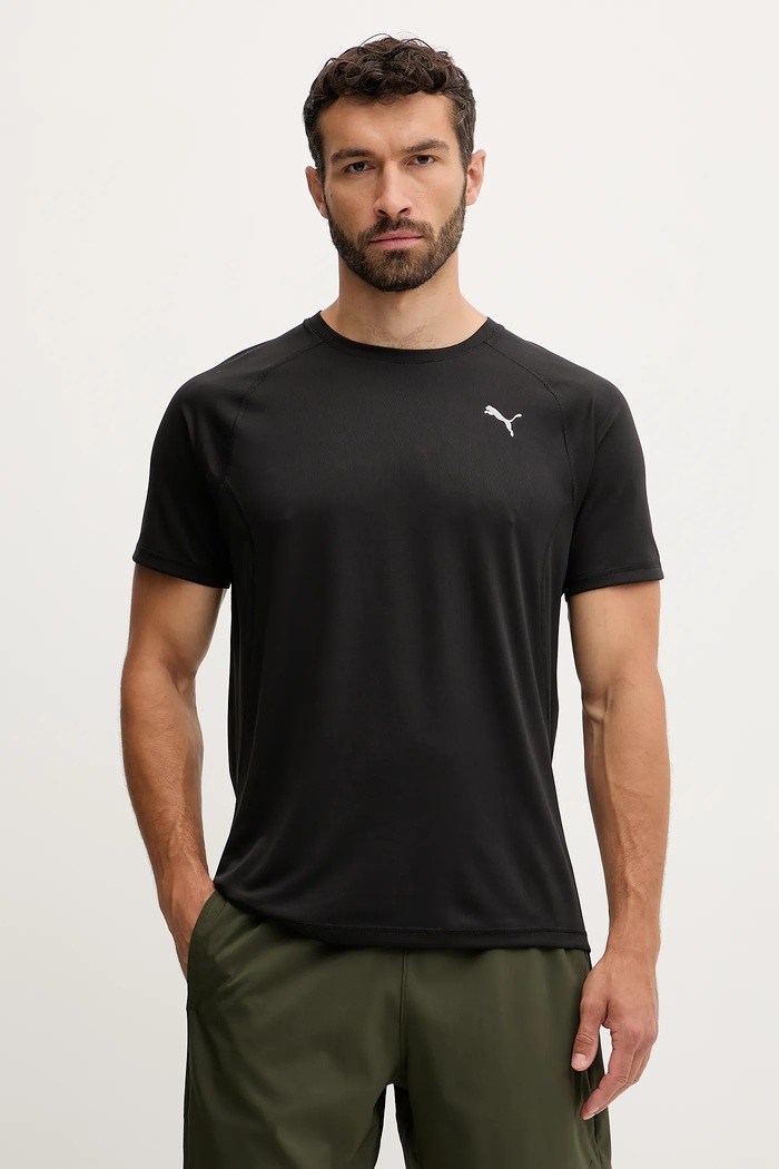 Тренувальна футболка Puma Run Velocity гладкий чорний 526600