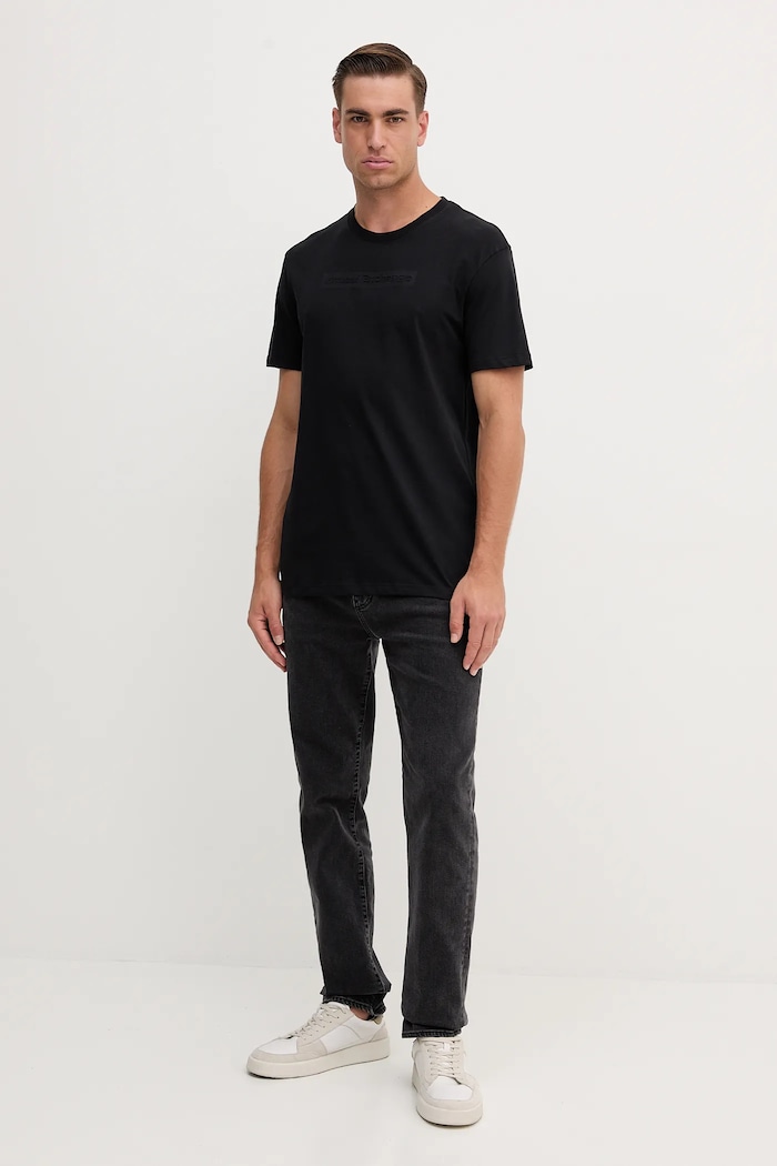 Bavlnené tričko Armani Exchange XM001414.AF16432 čierna AW25
