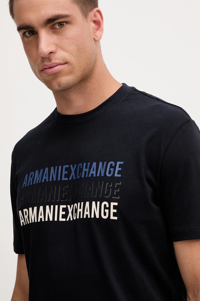 Odzież Armani Exchange t-shirt XM001444.AF10358 granatowy