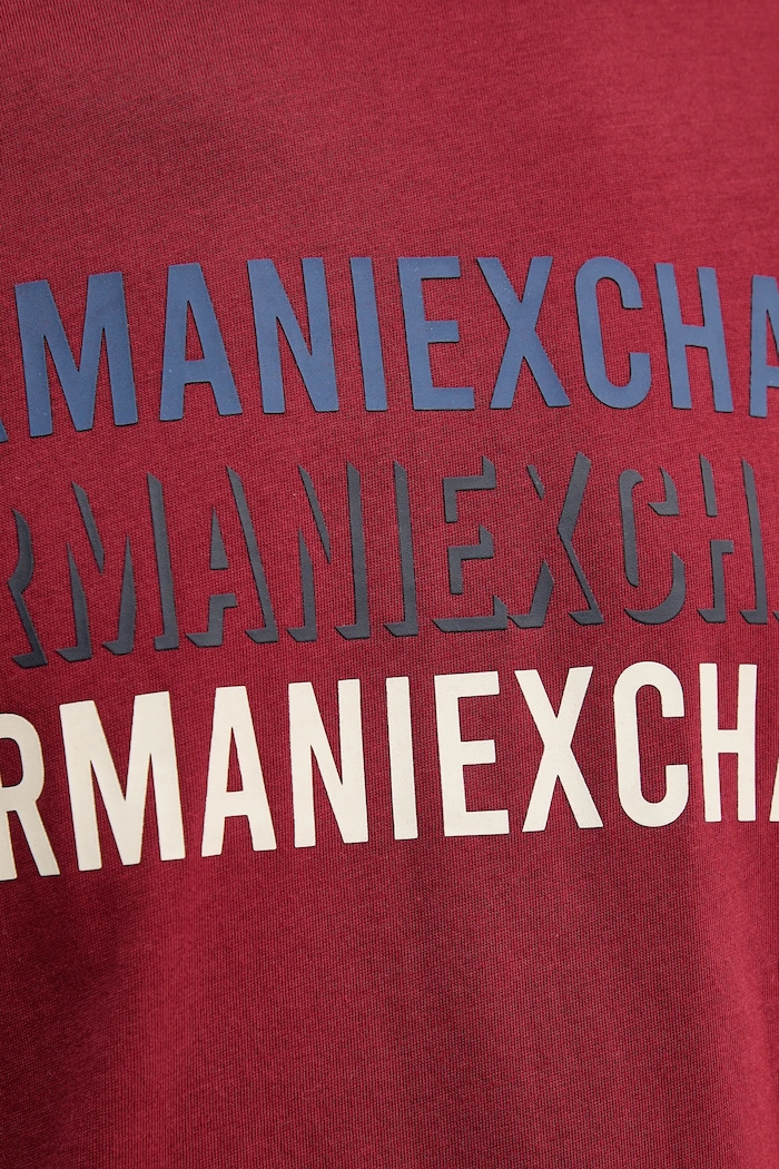 Tričko Armani Exchange XM001444.AF10358 burgundské