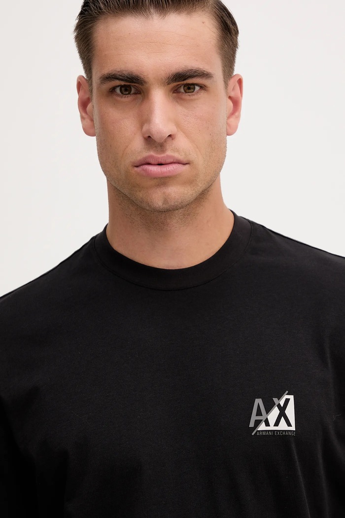 Armani Exchange t-shirt in cotone nero XM001451.AF10356
