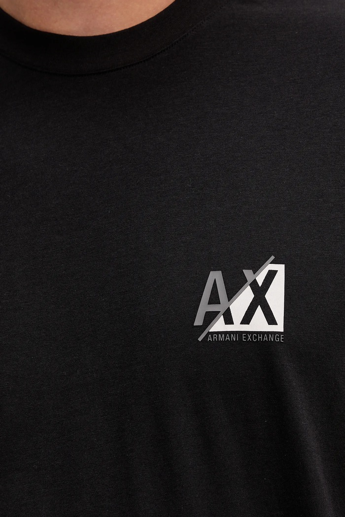 Armani Exchange t-shirt in cotone XM001451.AF10356 nero