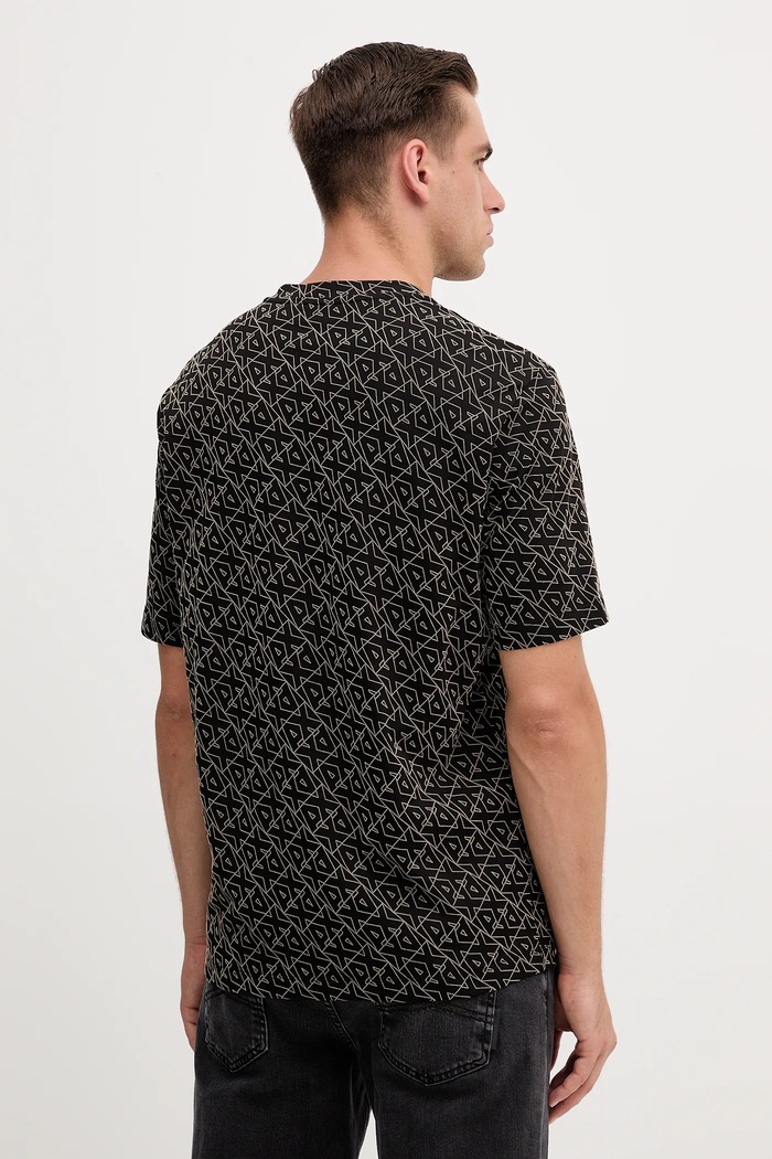 Oblečenie Bavlnené tričko Armani Exchange XM001897.AF10356 čierna