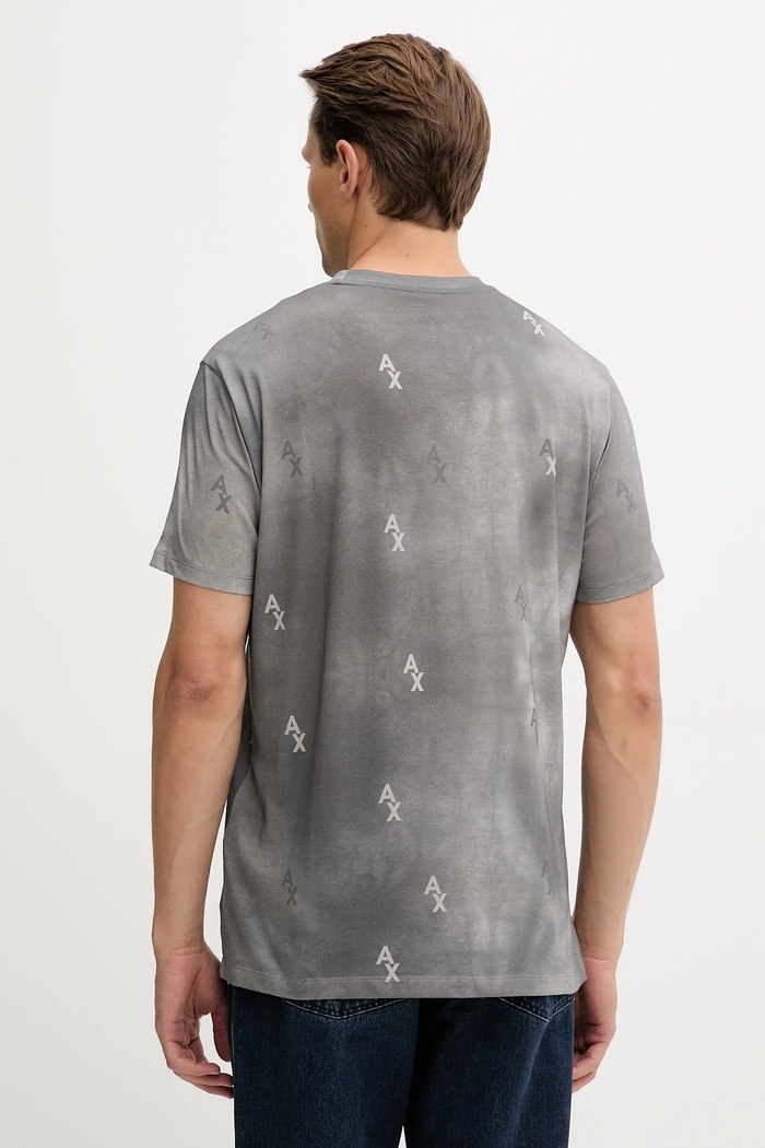 Odzież Armani Exchange T-shirt bawełniany XM001900.AF10356 szary