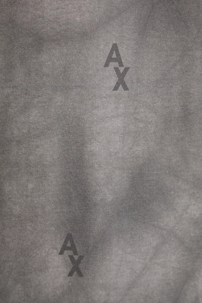 T-shirt bawełniany Armani Exchange szary XM001900.AF10356