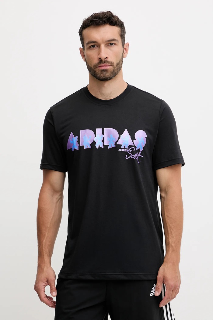 Tréninkové tričko adidas Performance PRIDE regular černá JL7620