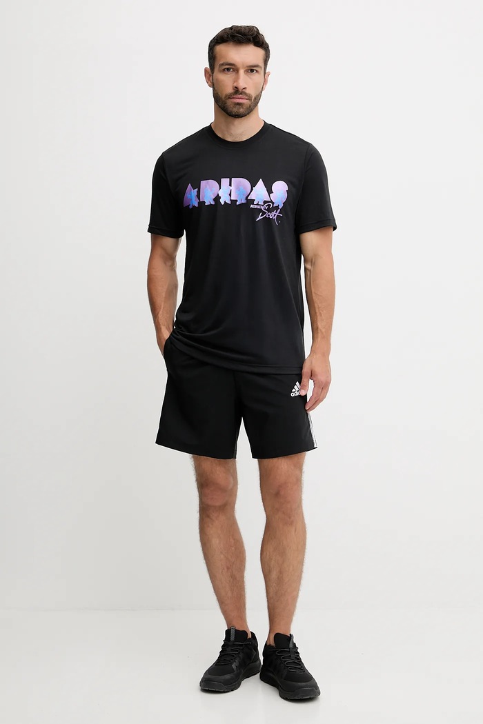 Tréninkové tričko adidas Performance PRIDE JL7620 černá AW25