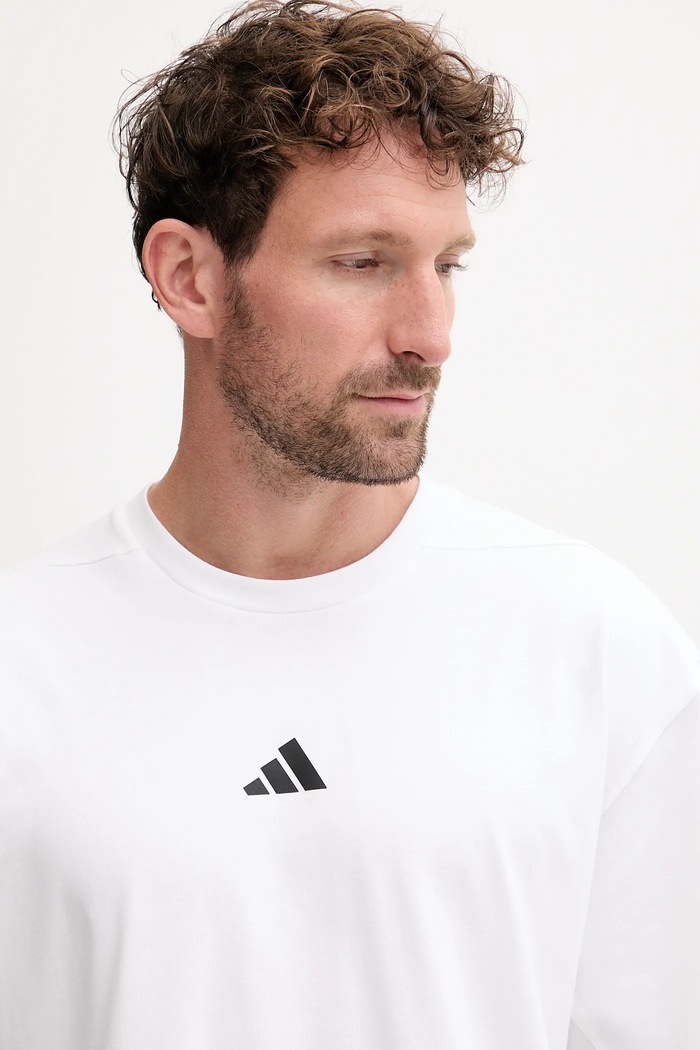Ρούχα Μπλουζάκι προπόνησης adidas Performance POWER JV9683 λευκό