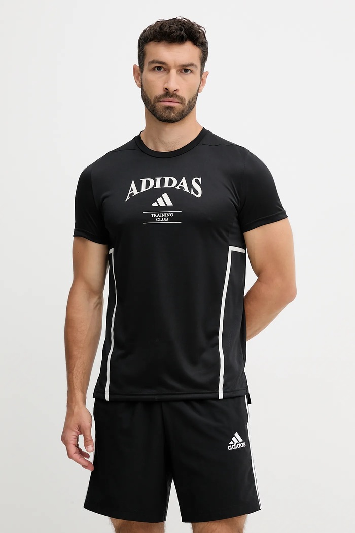 Kratka majica za vadbo adidas Performance Designed for Training Vzorčasti črna KA5284