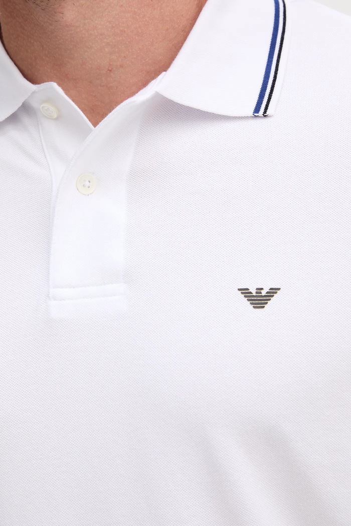 Polo tričko Emporio Armani 8N1FB4.1JPTZ bílá