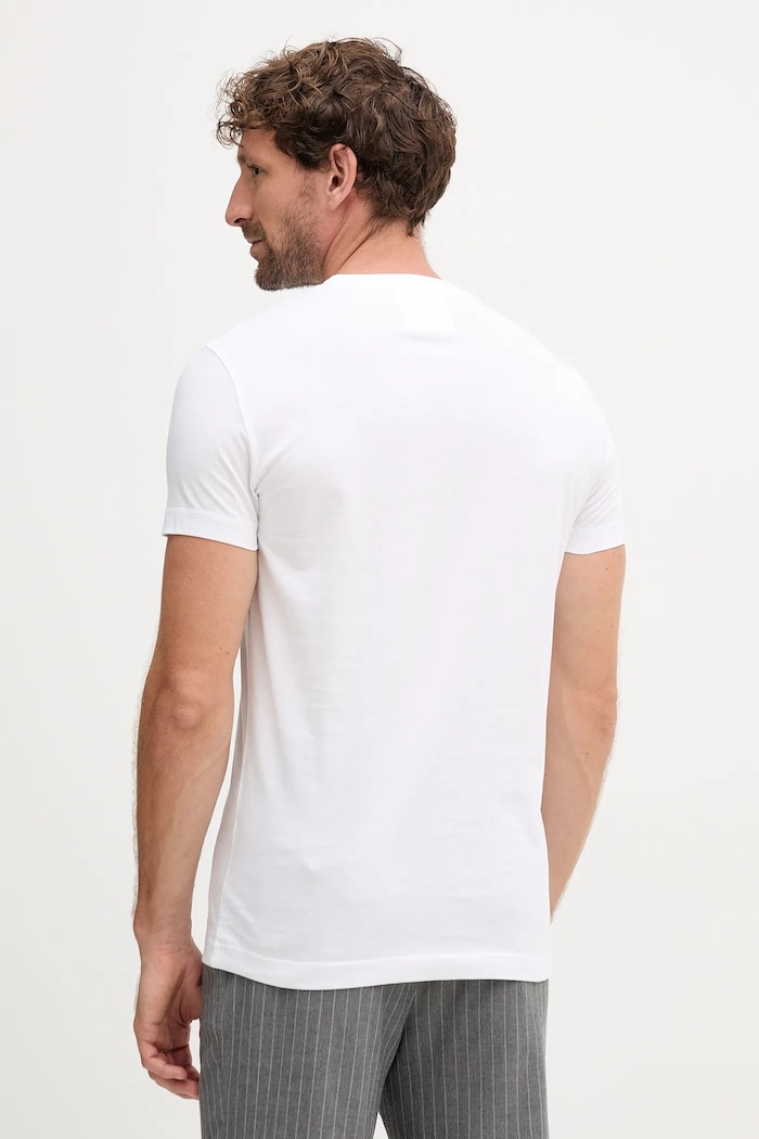 Oblečení Bavlněné tričko Emporio Armani 8N1TQ6.1JRGZ bílá