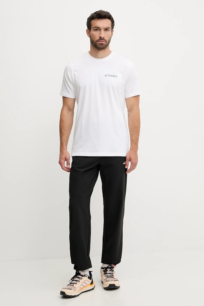 adidas TERREX t-shirt sportowy JW3559 biały AW25
