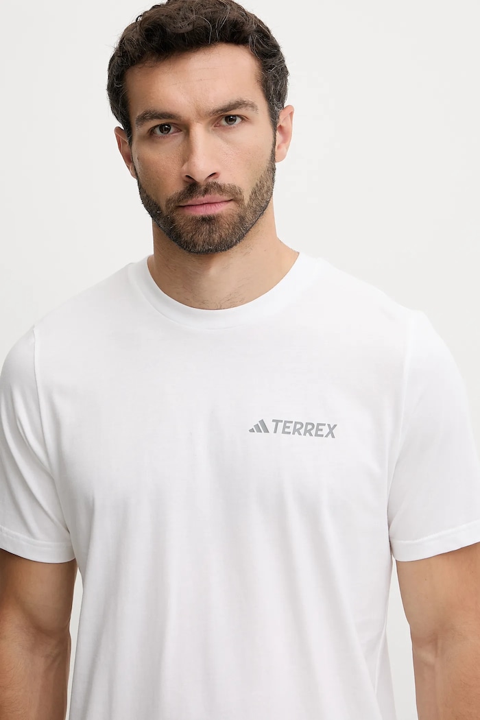 adidas TERREX t-shirt sportowy biały JW3559