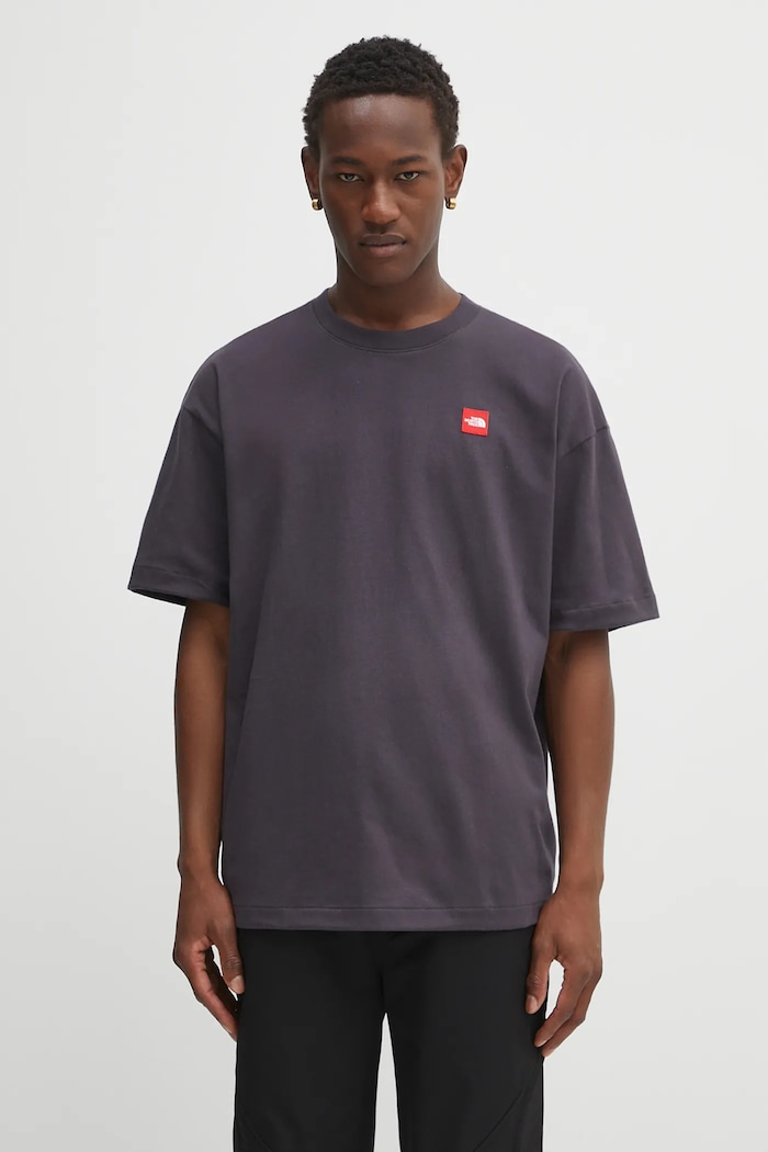 The North Face t-shirt in cotone Redbox rilassato grigio NF0A8EG50SA1