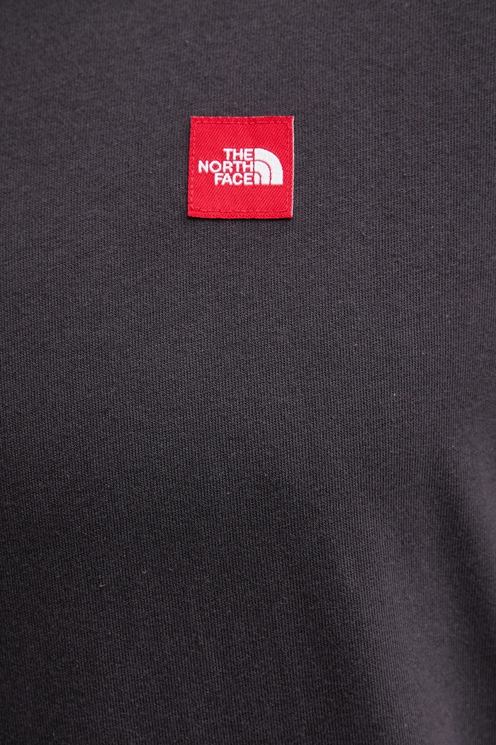 Bavlněné tričko The North Face Redbox NF0A8EG50SA1 šedá