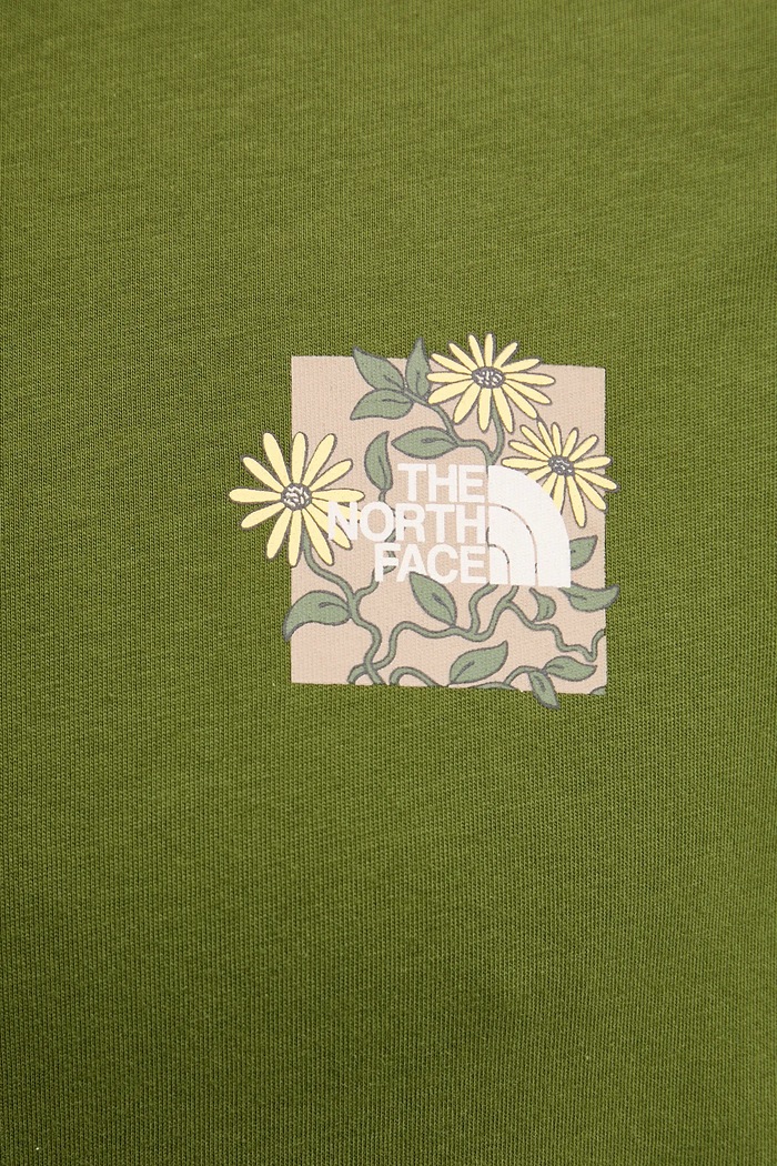 The North Face t-shirt bawełniany Connected Relaxed NF0A8EGWBRI1 zielony