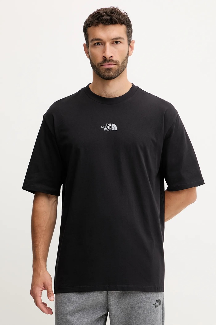 Odzież The North Face T-shirt bawełniany Mountain Fun NF0A8F2NJK31 czarny