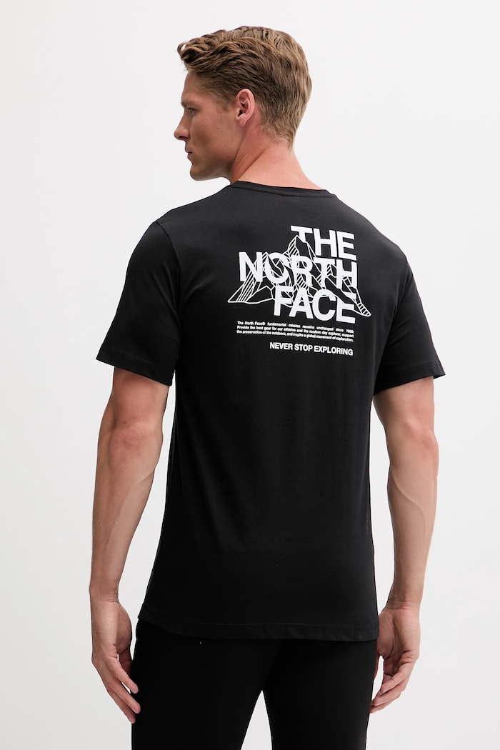 Îmbrăcăminte The North Face tricou din bumbac Mountain Sketch NF0A8EE8JK31 negru