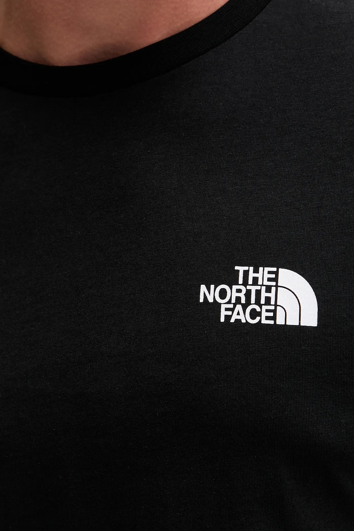 The North Face tricou din bumbac Mountain Sketch NF0A8EE8JK31 negru