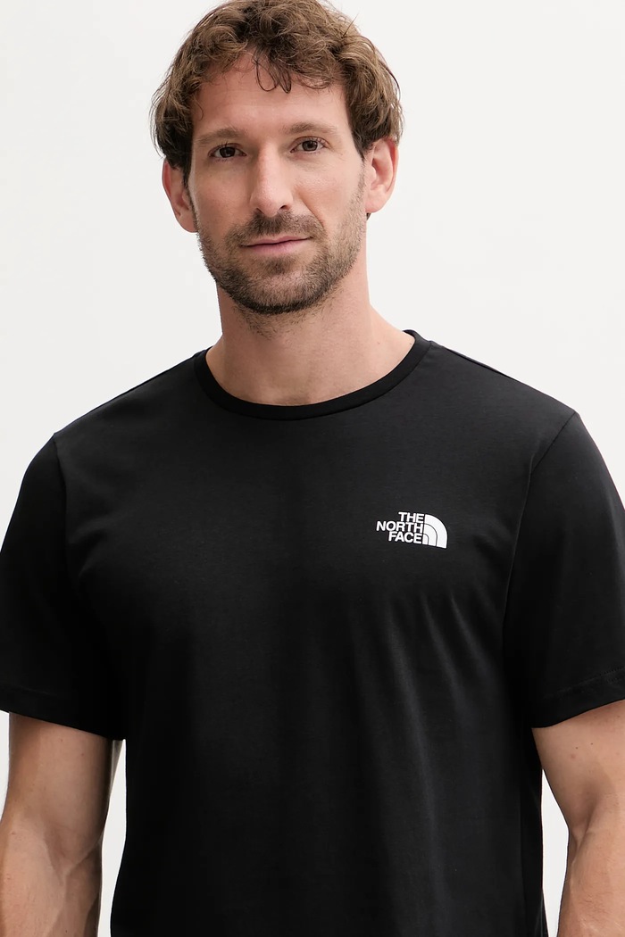 The North Face tricou din bumbac negru NF0A8EE9JK31