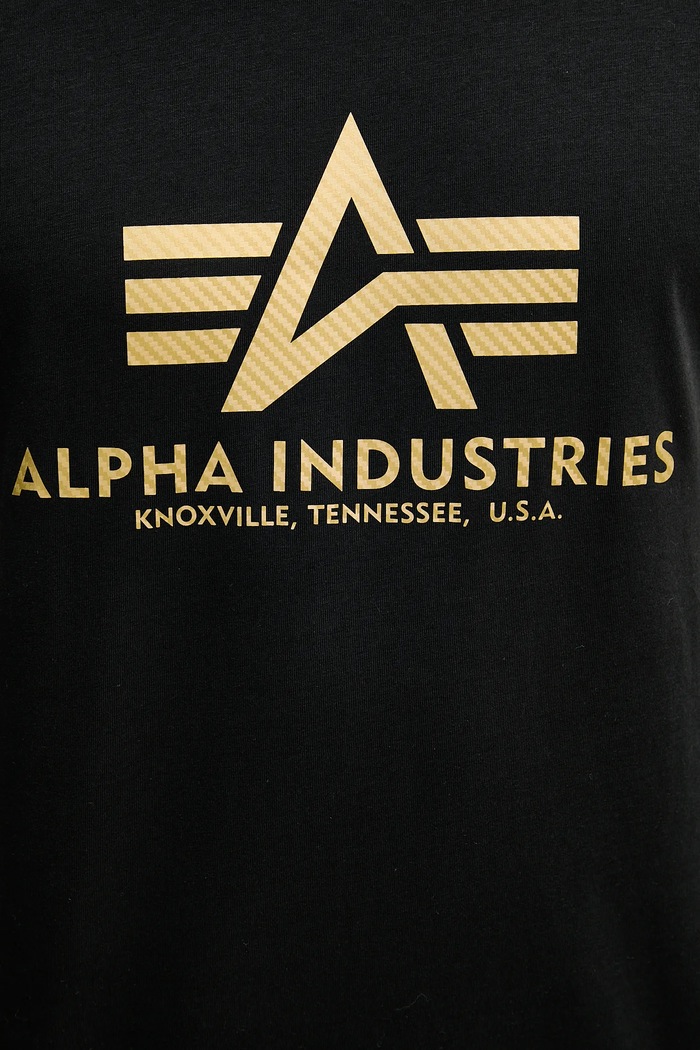 Alpha Industries t-shirt bawełniany czarny 100501CB.365