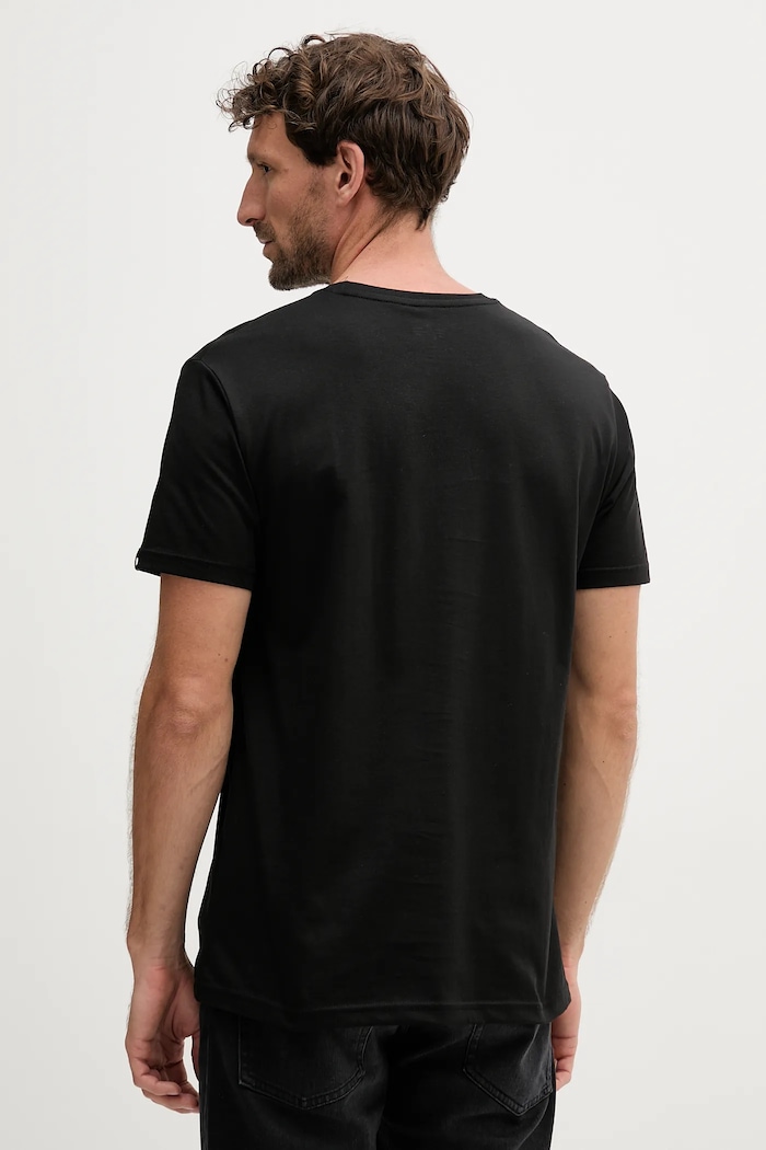 Alpha Industries tricou din bumbac 148525.373 negru AW25