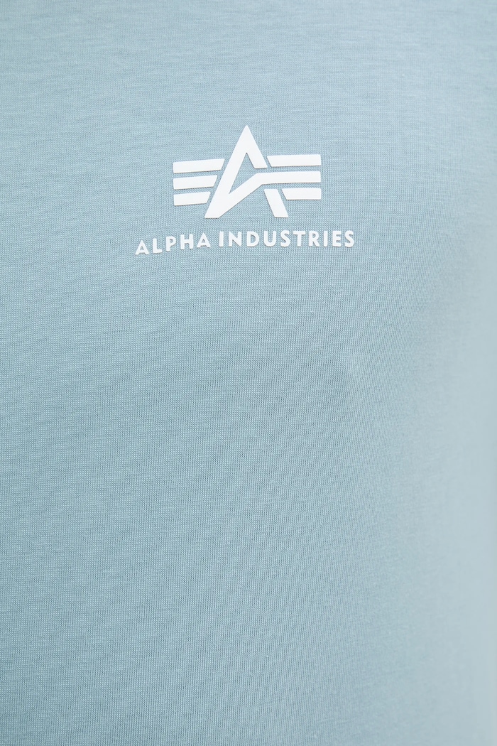 Alpha Industries t-shirt bawełniany 188505.134 niebieski
