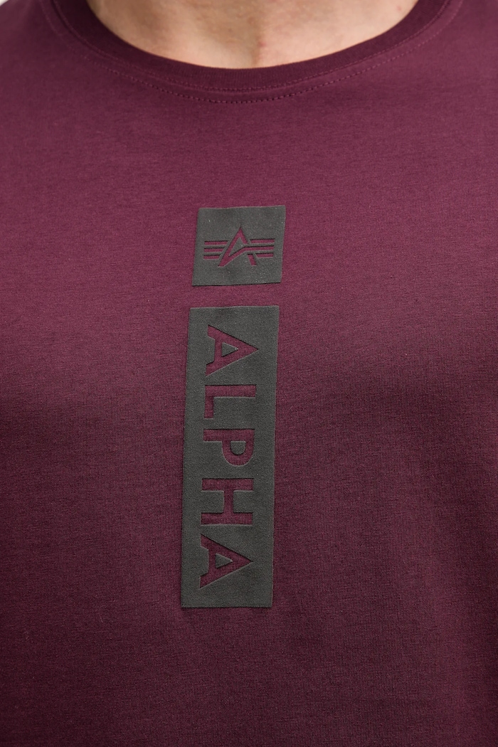 Alpha Industries tricou din bumbac 146509.608 burgundia
