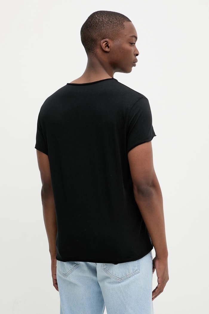 Îmbrăcăminte ZADIG&VOLTAIRE tricou din bumbac JMTN01631 negru