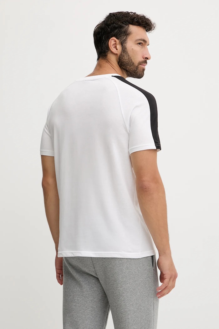 Oblečení Bavlněné tričko Puma Tee 629592 bílá