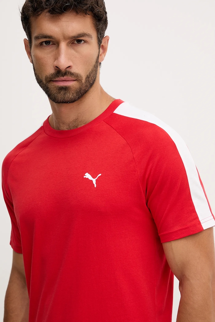 Puma t-shirt in cotone Tee rosso 629592