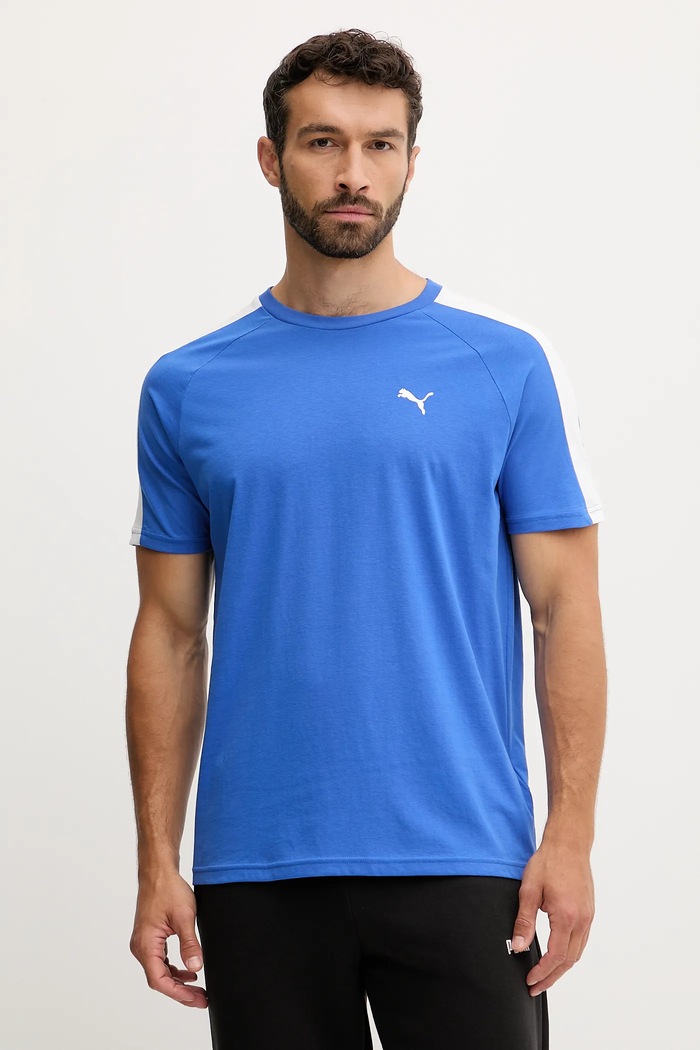 Puma pamut póló pamut lila 629592