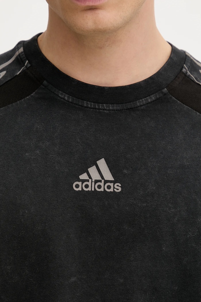 adidas Originals t-shirt bawełniany Adilenium Tg Te KF8538 czarny