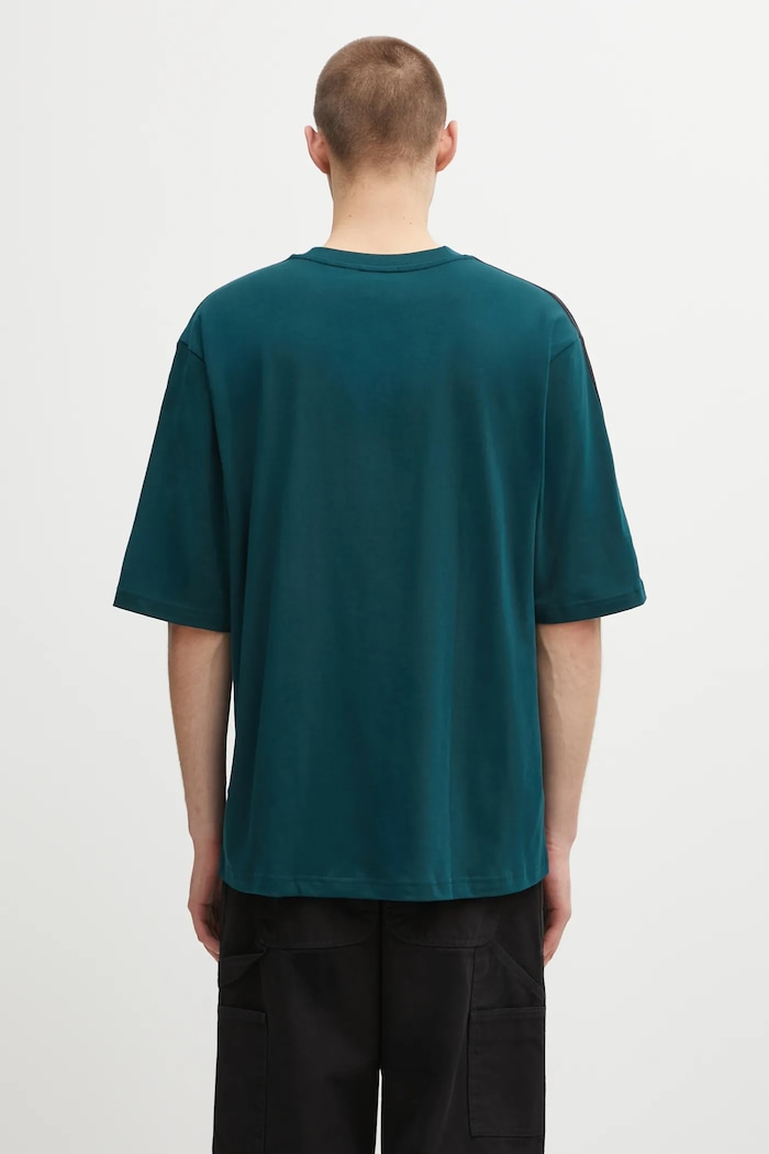 Дрехи Памучна тениска adidas Originals Oversize Tee JY1396 зелен