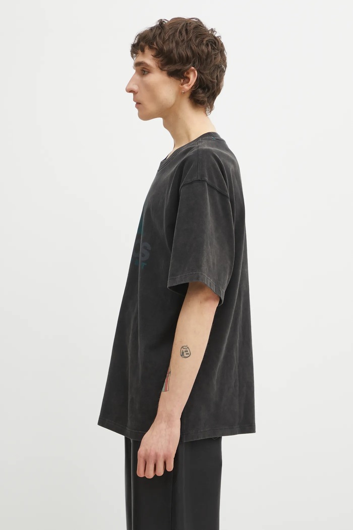 Βαμβακερό μπλουζάκι adidas Originals EQT Tee JV5815 μαύρο SS26